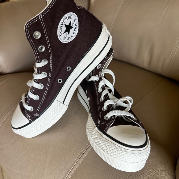 Converse Shoes - Custom Chuck Taylor All Star Lift Platform UNISEX HIGH TOP SHOE